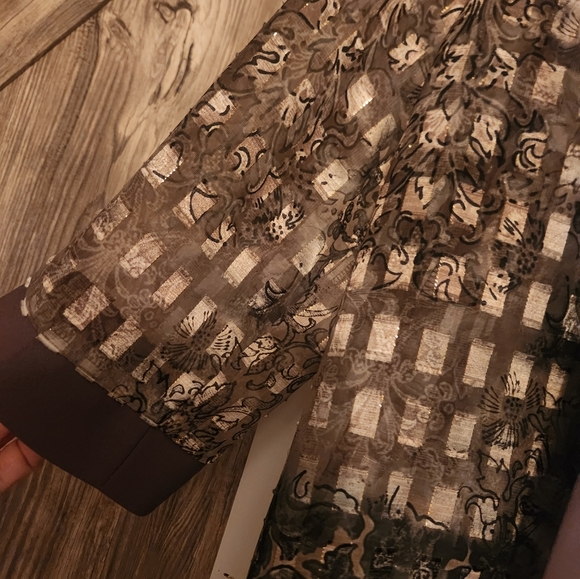 R & M printed chiffon jacket - Picture 2 of 7